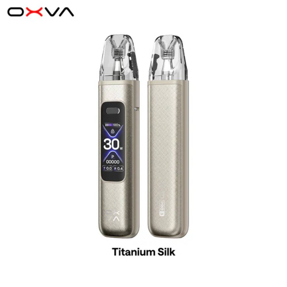 Oxva Xlim PRO 3 Vape Kit Titanuim Silk