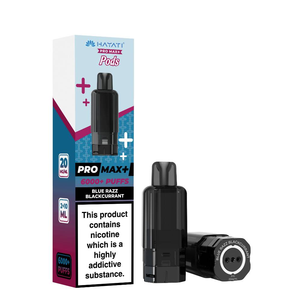 Hayati Pro Max Plus 6000 Pods Blue Razz Blackcurrant
