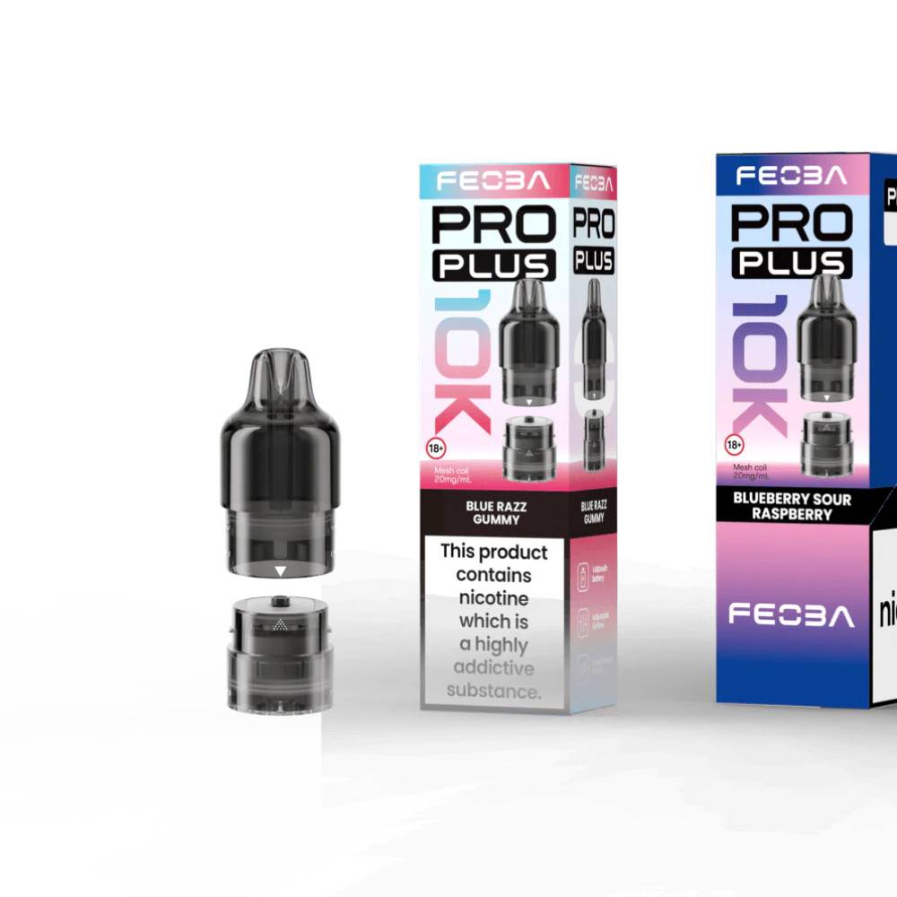 Feoba Pro Plus 10k Prefilled Pods Blue Razz Gummy