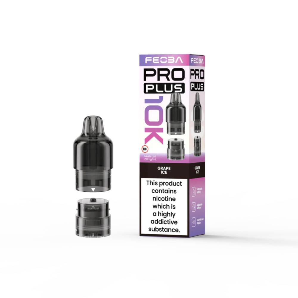 Feoba Pro Plus 10k Prefilled Pods Grape Ice