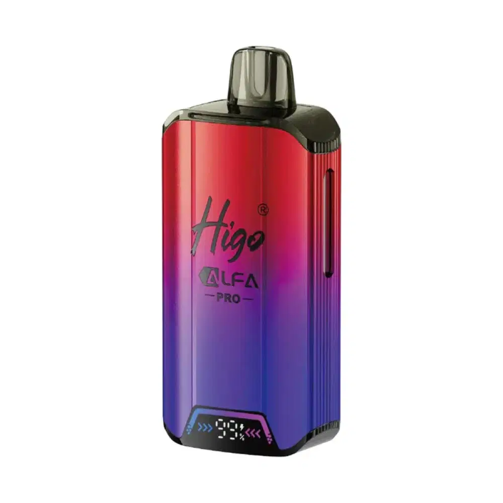 Higo Alfa Pro 25K | Prefilled Pod Vape Kit Strawberry Raspberry Cherry/Cherry Ice