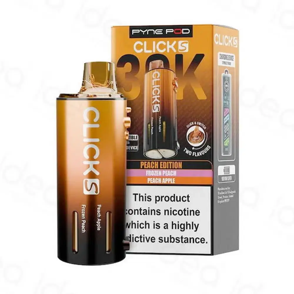 Pyne Pod Click S 30k Refill Pods | 30,000 Puffs Peach Edition