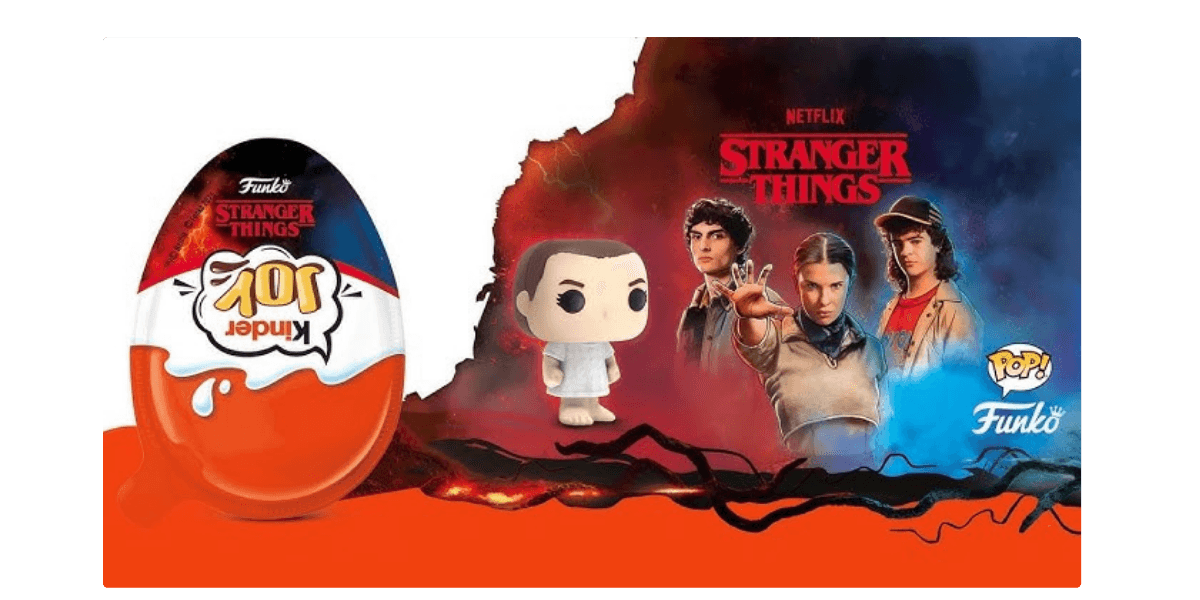 Kinder Joy Stranger Things Netflix Funko Pop–Style Egg UK