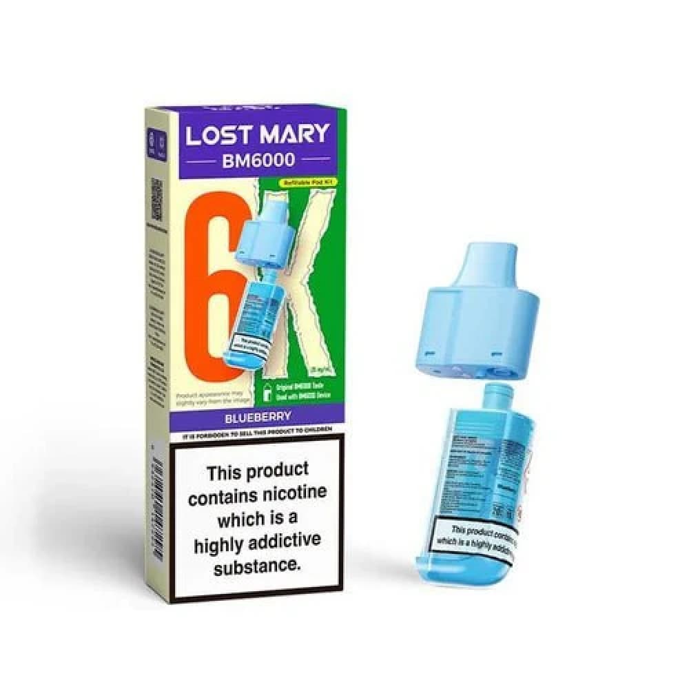 Lost Mary Bm6000 Refill Pods | 6,000 Puffs