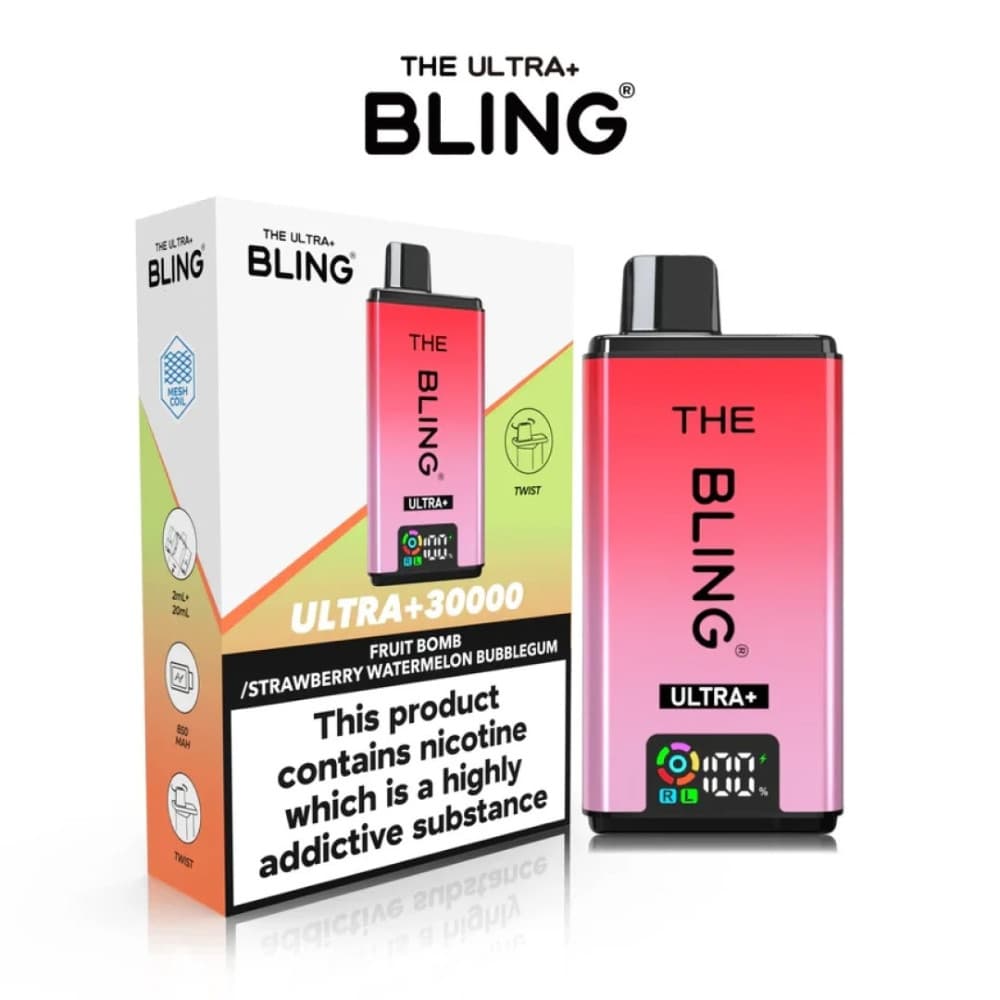 The Crystal Bling Ultra Plus 30K Prefilled Vape Kit