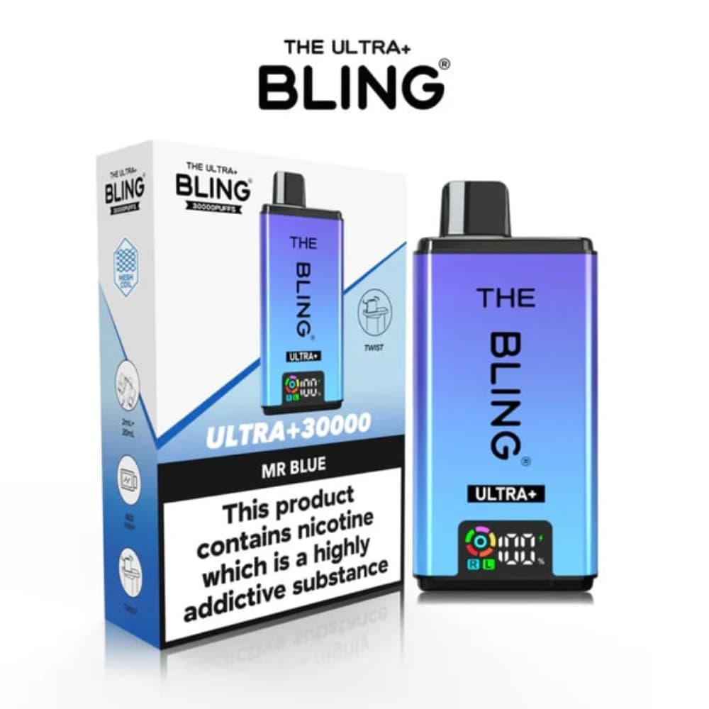 The Crystal Bling Ultra Plus 30K Prefilled Vape Kit