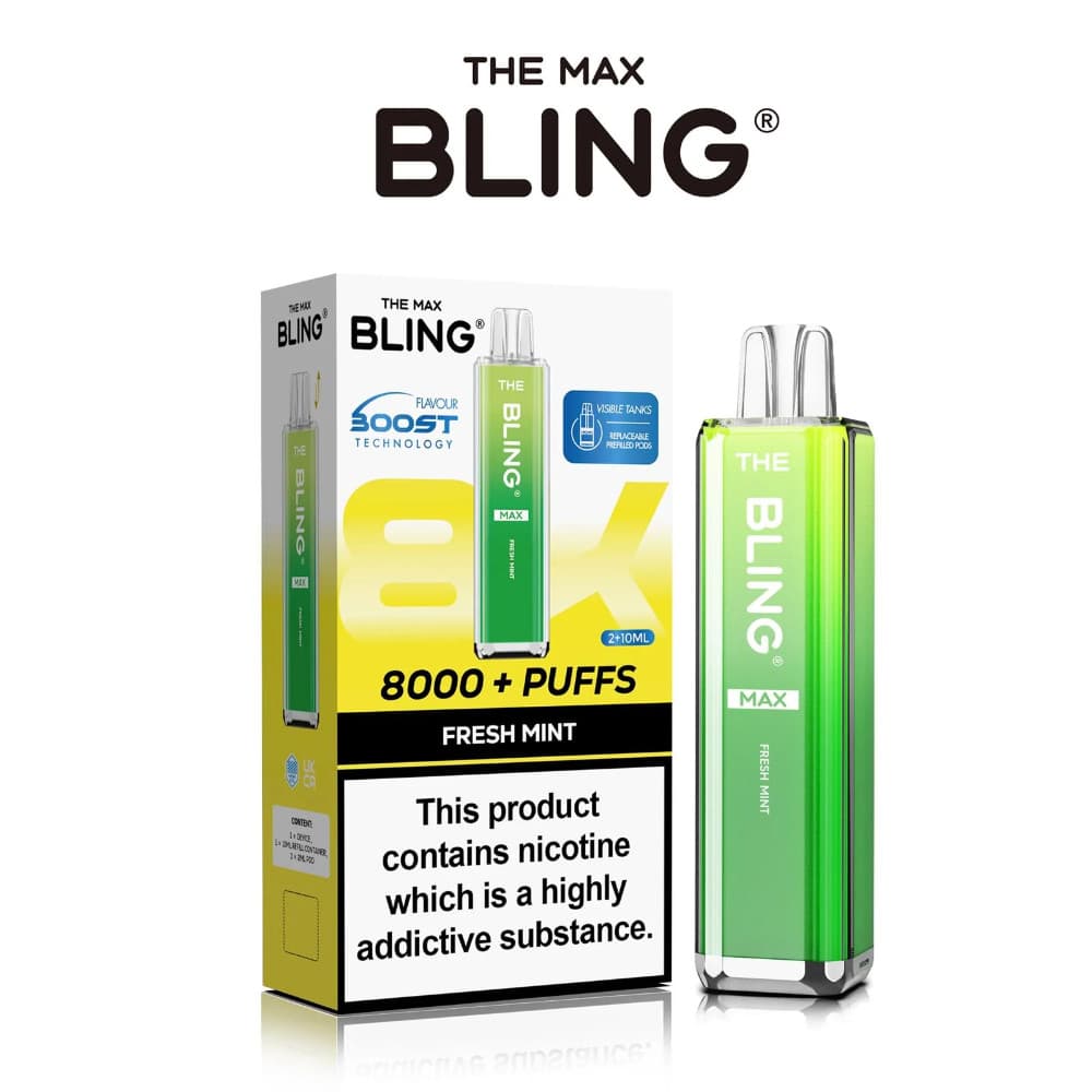 The Crystal Bling Pro Max 10k Prefilled Vape Kit