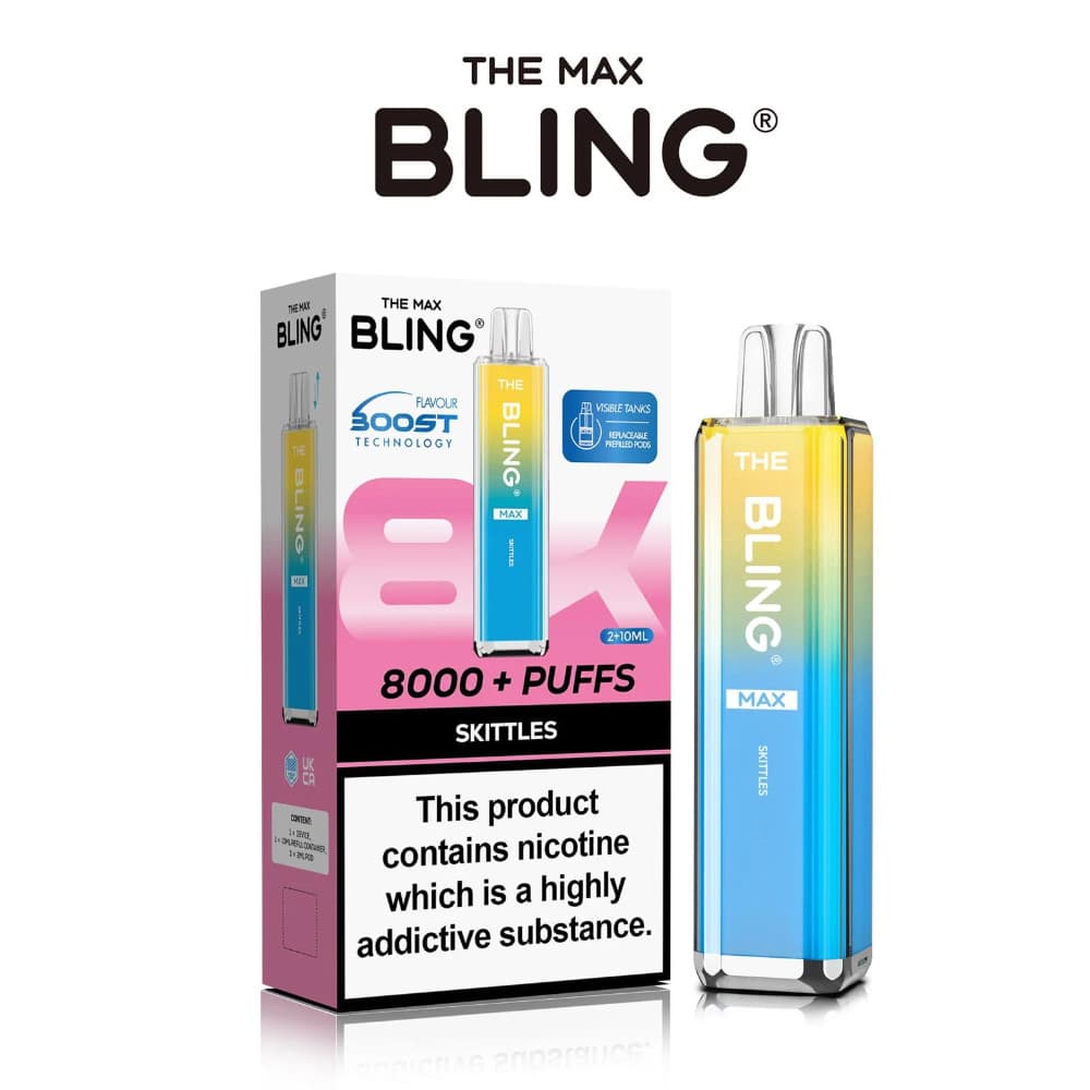 The Crystal Bling Pro Max 10k Prefilled Vape Kit