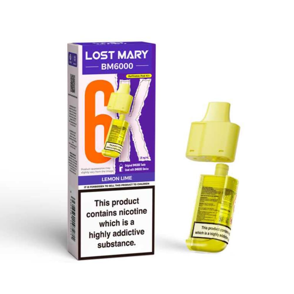Lost Mary Bm6000 Refill Pods | 6,000 Puffs