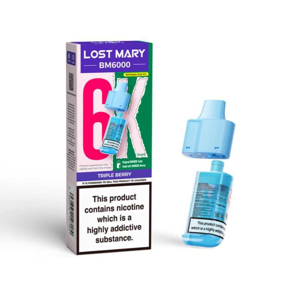 Lost Mary Bm6000 Refill Pods | 6,000 Puffs