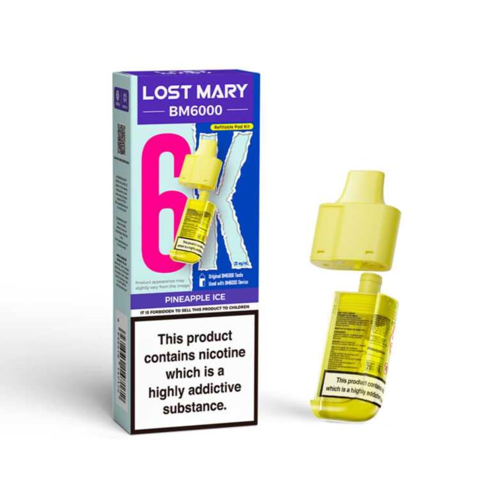 Lost Mary Bm6000 Refill Pods | 6,000 Puffs
