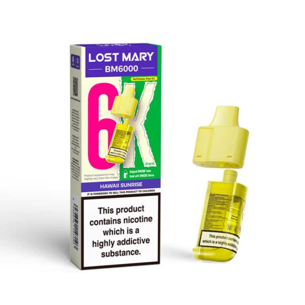 Lost Mary Bm6000 Refill Pods | 6,000 Puffs