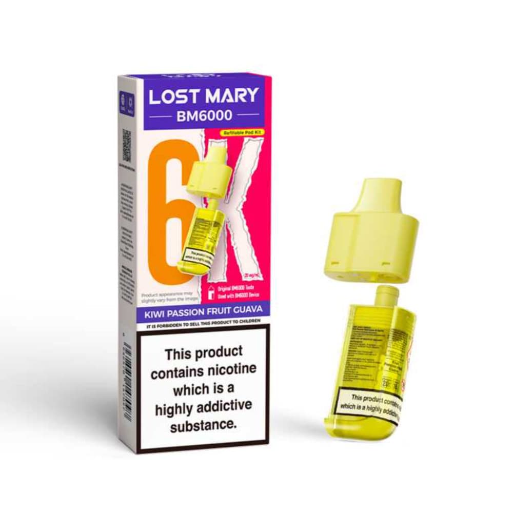 Lost Mary Bm6000 Refill Pods | 6,000 Puffs