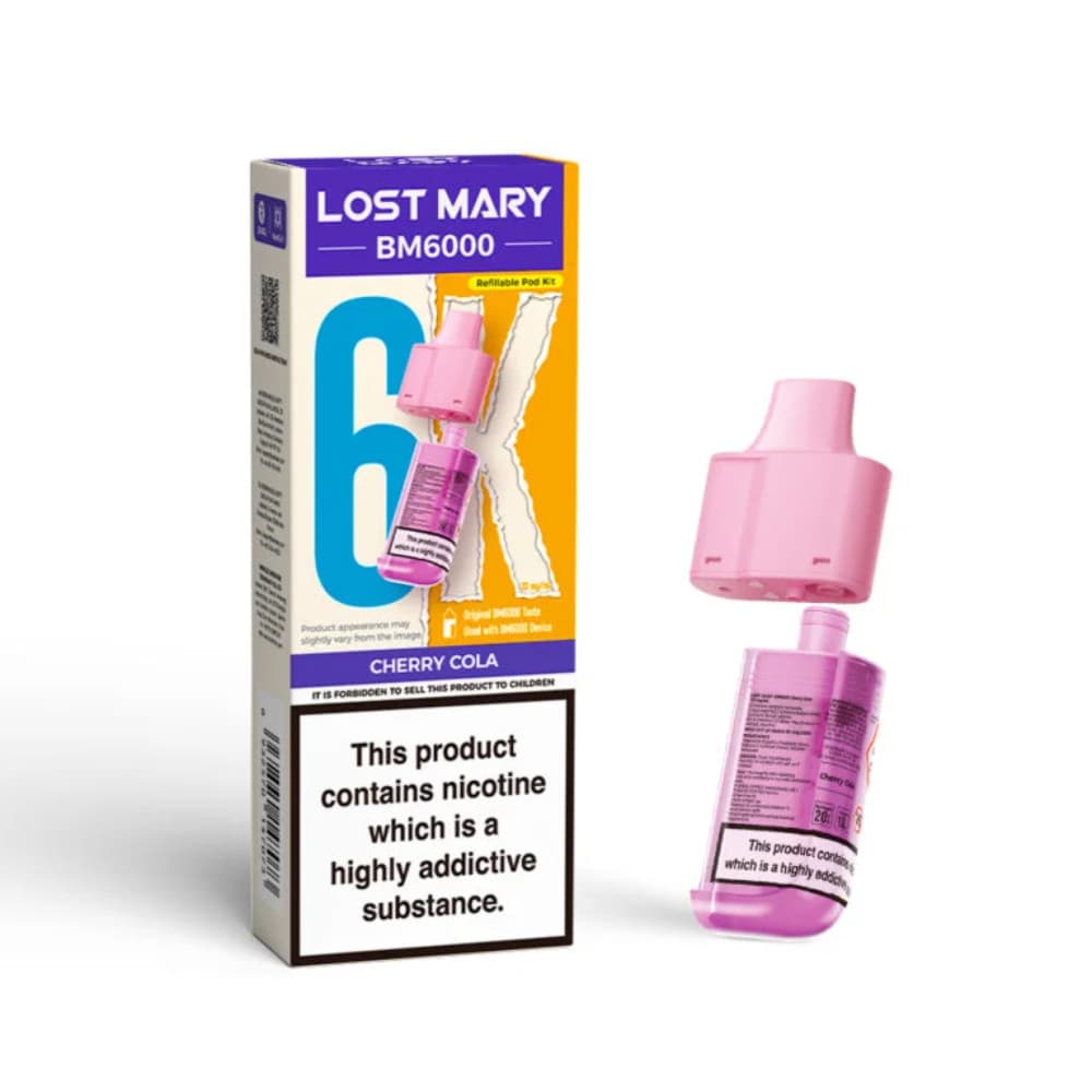 Lost Mary Bm6000 Refill Pods | 6,000 Puffs