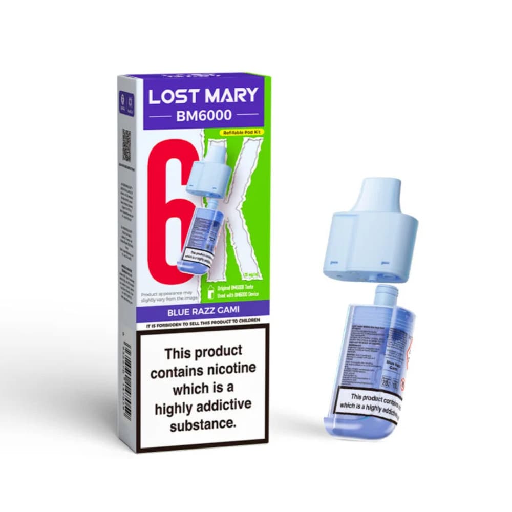 Lost Mary Bm6000 Refill Pods | 6,000 Puffs