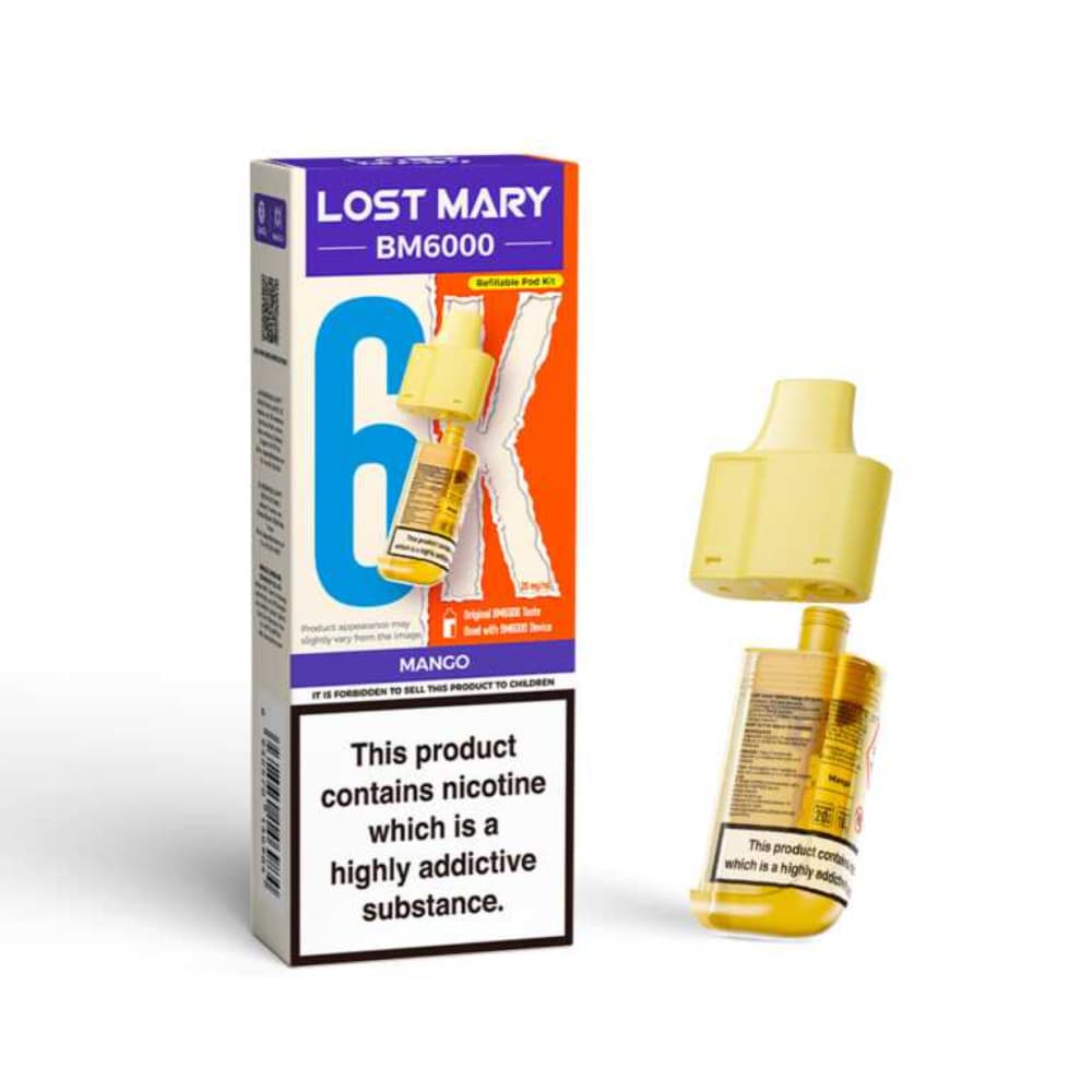 Lost Mary Bm6000 Refill Pods | 6,000 Puffs