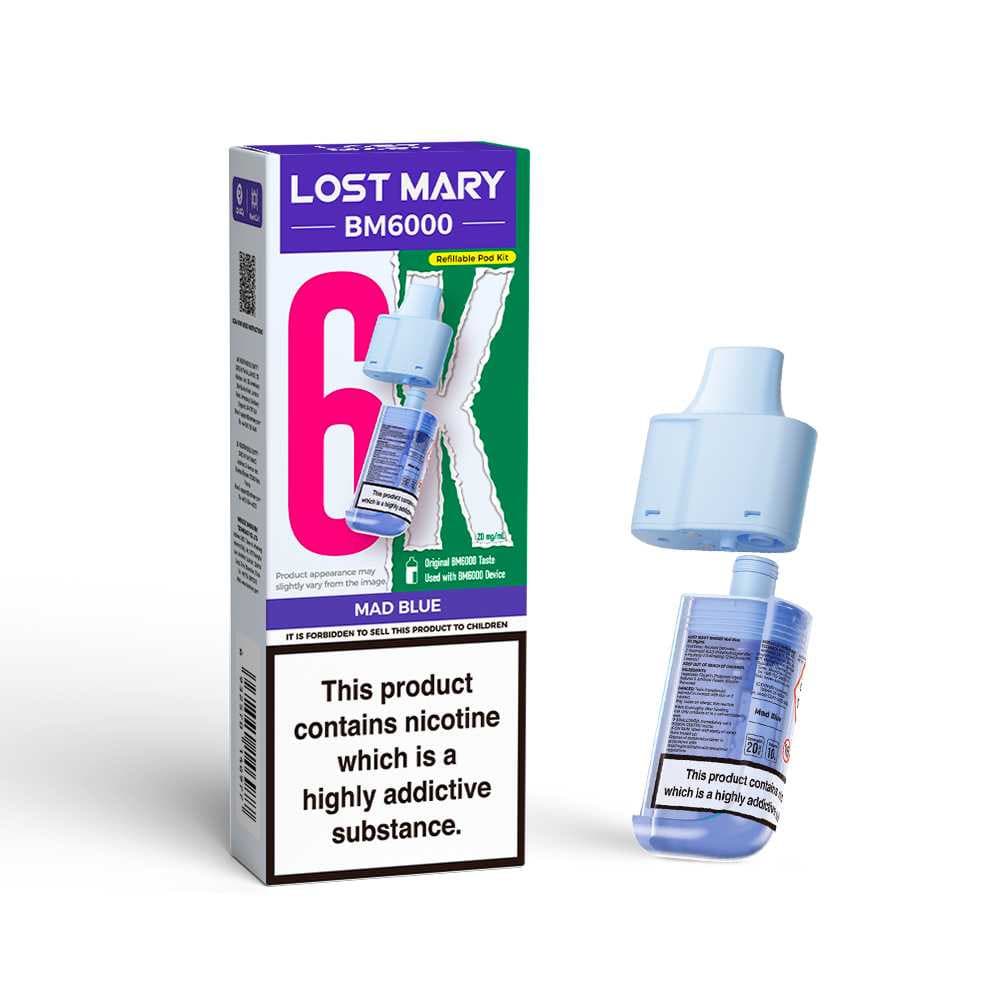 Lost Mary Bm6000 Refill Pods | 6,000 Puffs