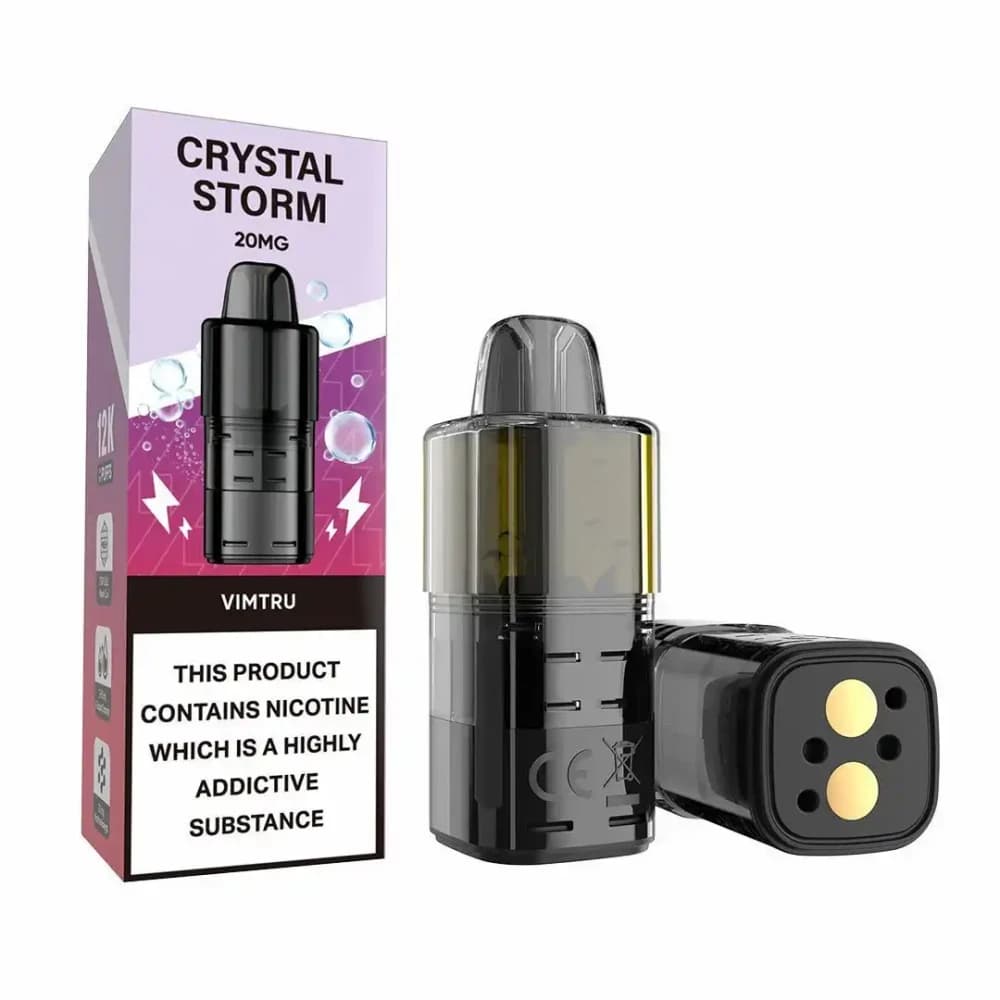Crystal Strom Bar 12k Refill Pods | 20mg