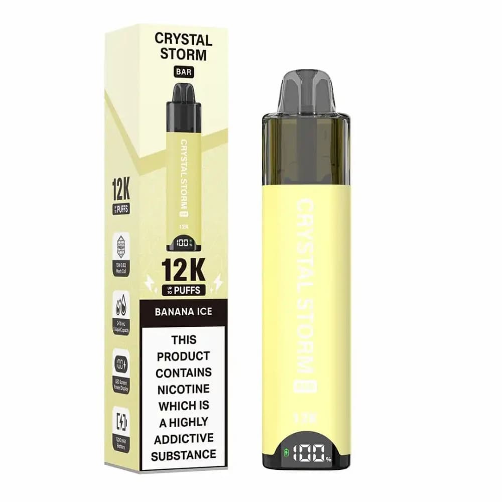 Crystal Strom Bar 12k | Prefilled 20mg Pod Kit | Box of 5
