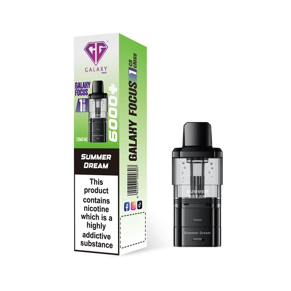 Crystal Galaxy Focus 6k Refill Pods