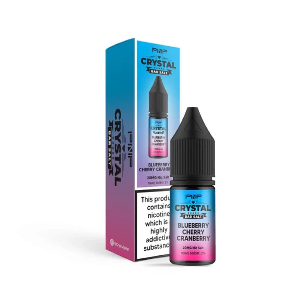  Blueberry Cherry Cranberry / 20mg PNP Crystal Nic Salts 10ml Box of 10