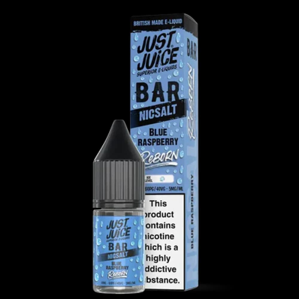  Blue Raspberry / 10mg Just Juice Bar Reborn Nic Salt 10ml E-liquid
