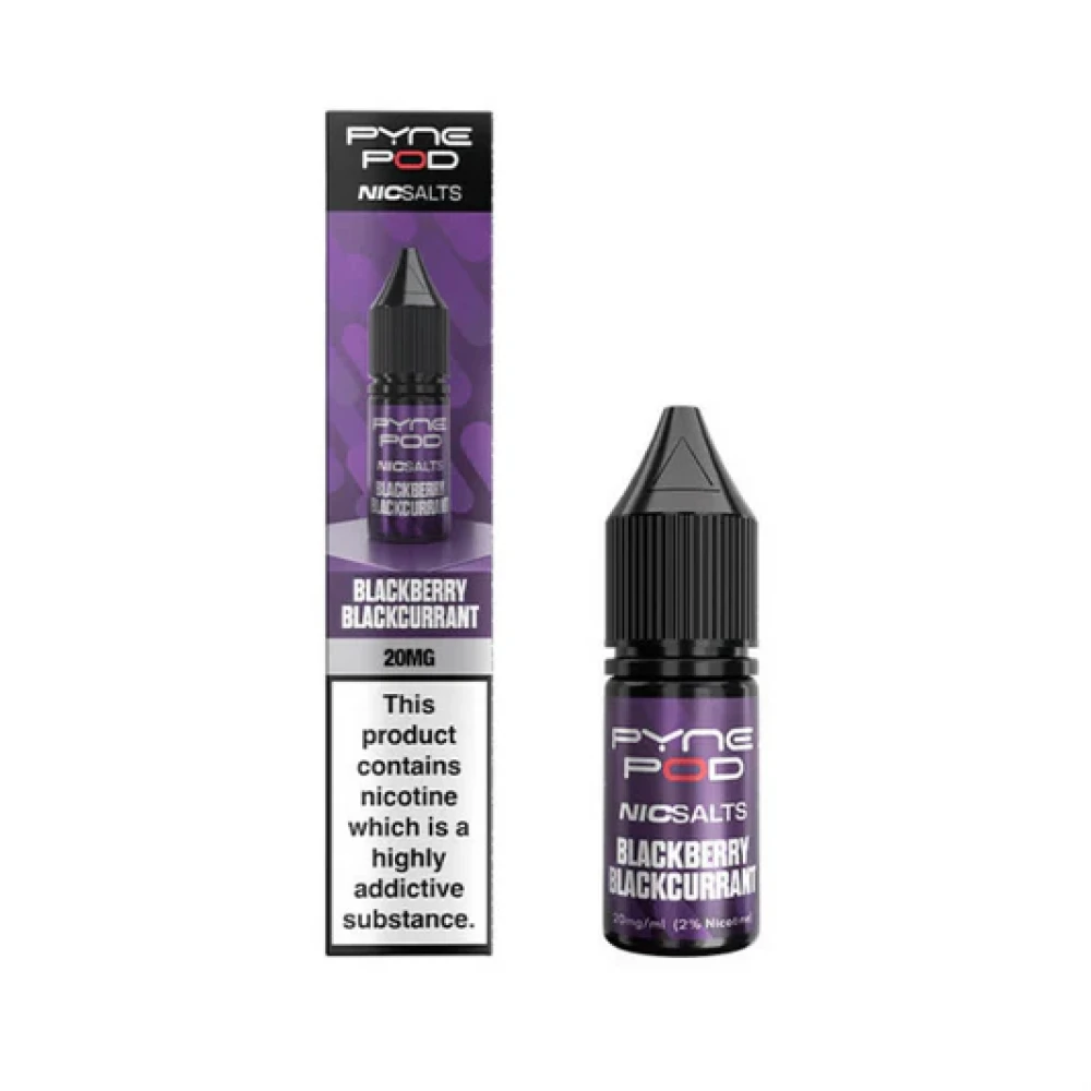  Blackberry Blackcurrant (Pre-Order) / 10mg Pyne Pod Nic Salt 10ml | Disposable-Inspired Flavours, Refillable Format