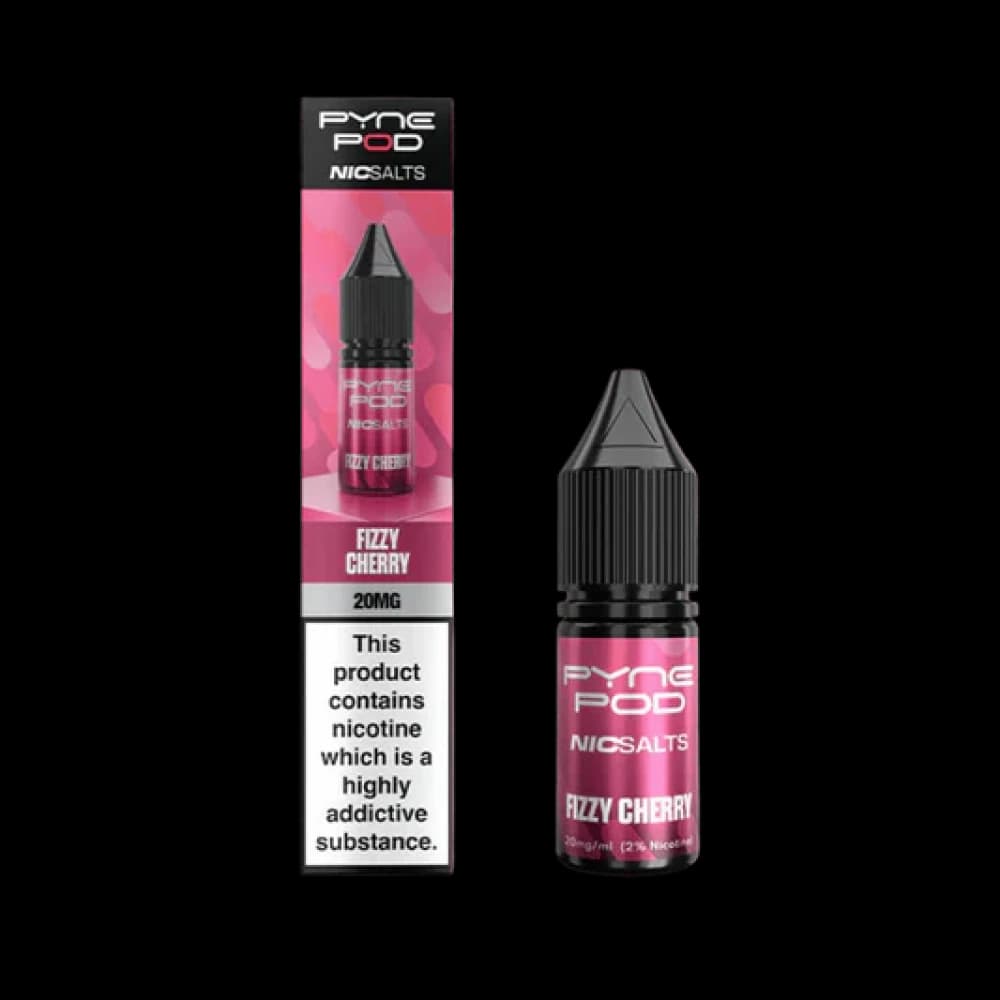  Fizzy Cherry / 10mg Pyne Pod Nic Salt 10ml | Disposable-Inspired Flavours, Refillable Format