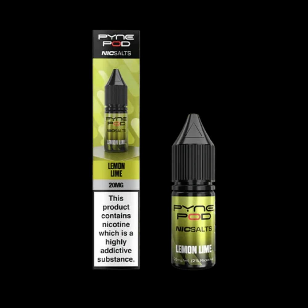  Lemon Lime / 10mg Pyne Pod Nic Salt 10ml | Disposable-Inspired Flavours, Refillable Format