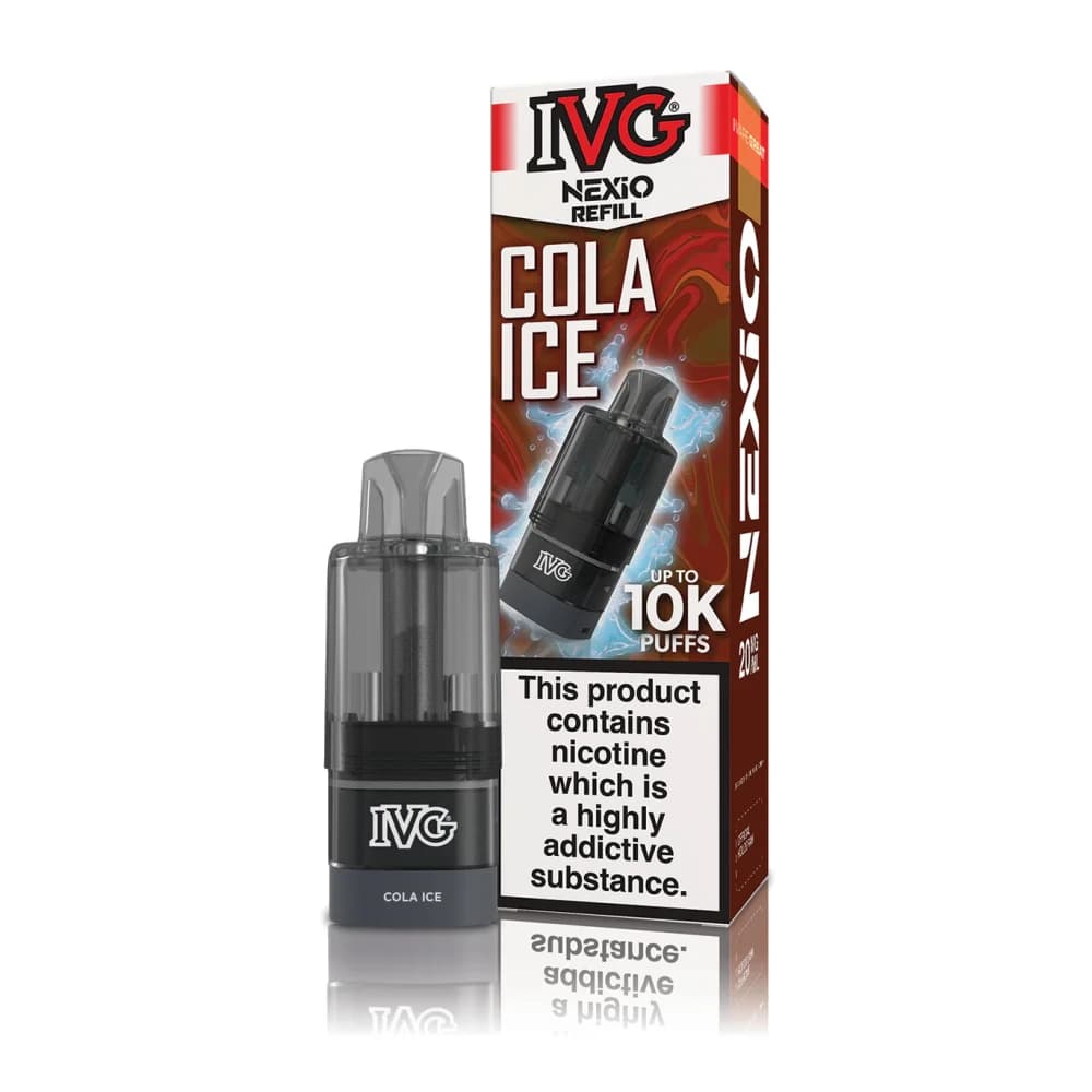  Cola Ice IVG Nexio Refill Pods | 10,000 Puffs | Prefilled Container