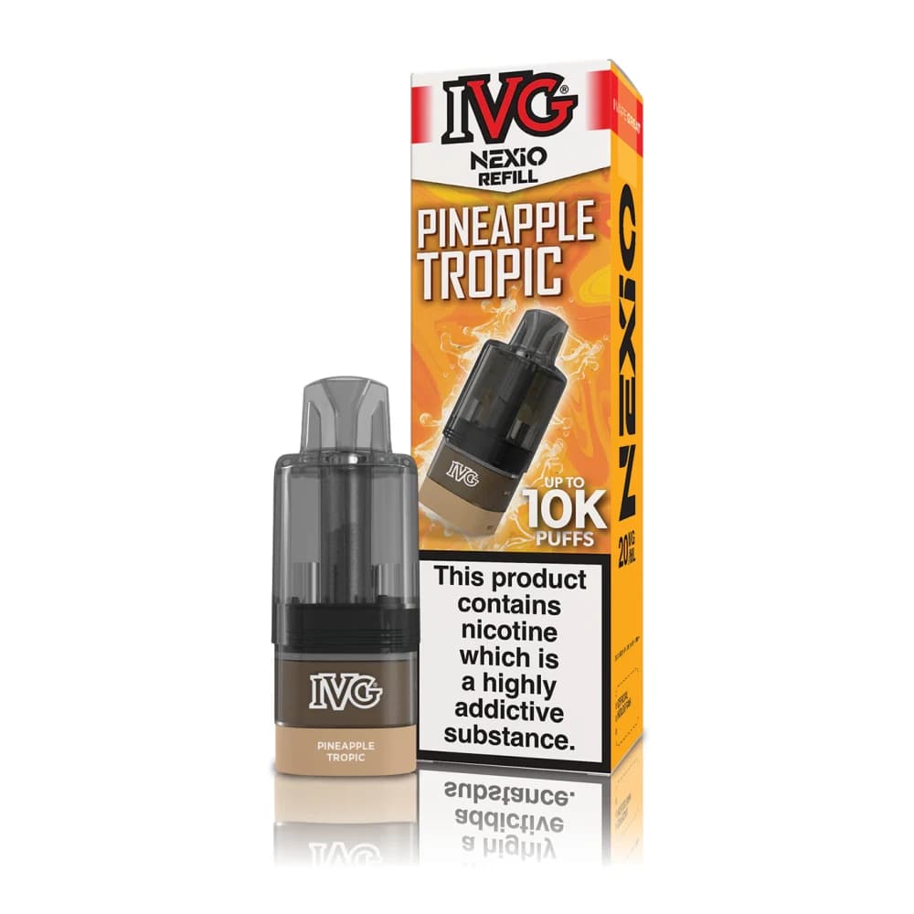  Pineapple Tropic IVG Nexio Refill Pods | 10,000 Puffs | Prefilled Container