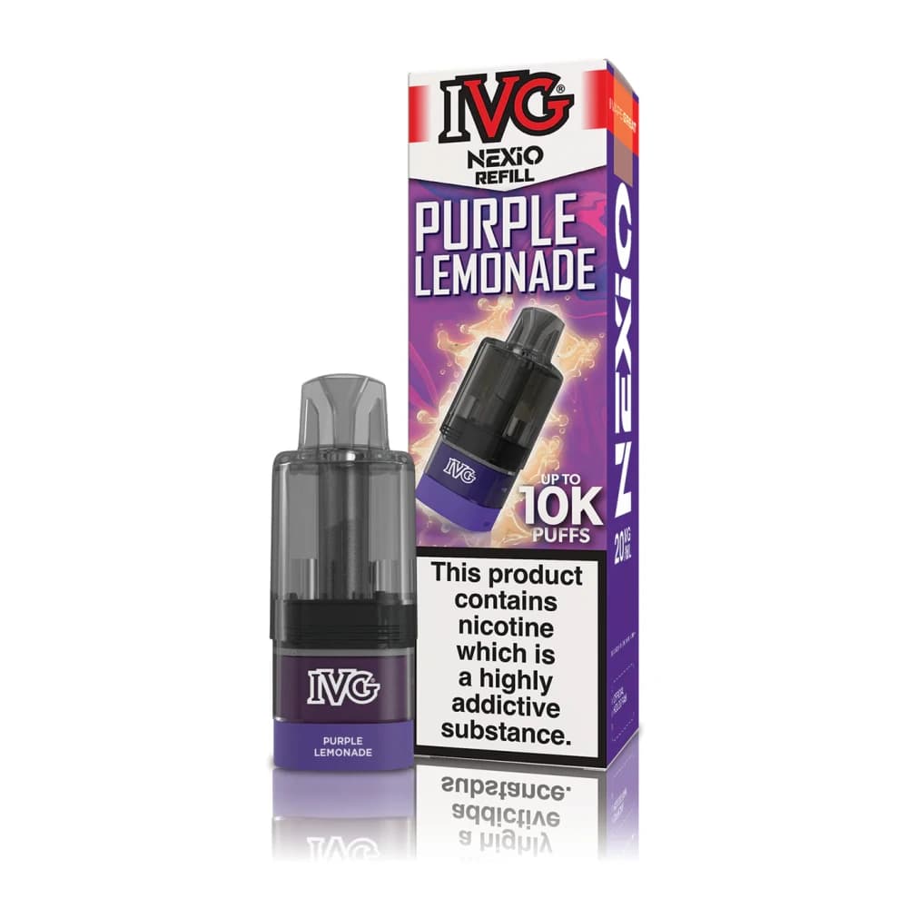  Purple Lemonade IVG Nexio Refill Pods | 10,000 Puffs | Prefilled Container