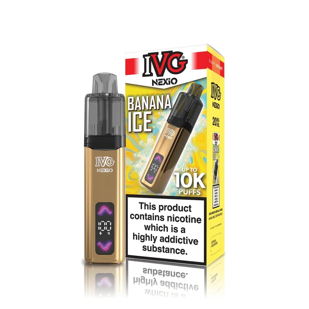  Banana Ice IVG Nexio Vape Kit | 10,000 Puffs