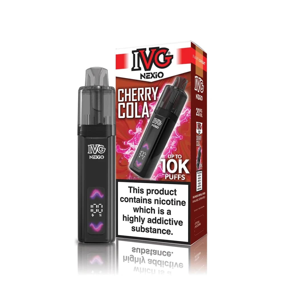  Cherry Cola IVG Nexio Vape Kit | 10,000 Puffs