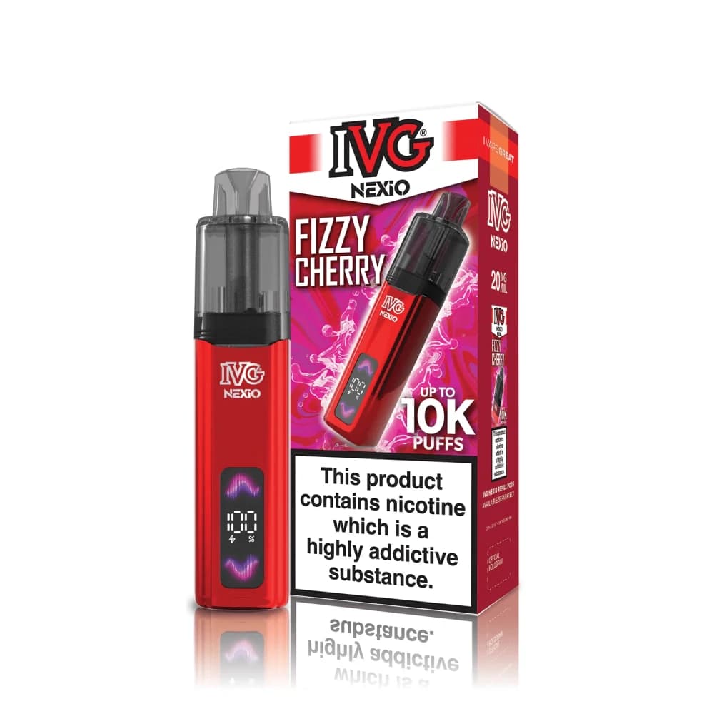  Fizzy Cherry IVG Nexio Vape Kit | 10,000 Puffs