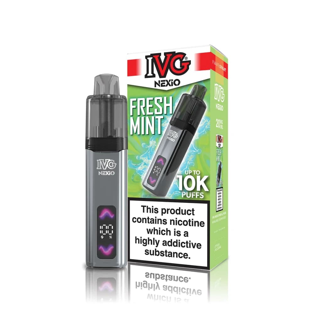  Fresh Mint IVG Nexio Vape Kit | 10,000 Puffs