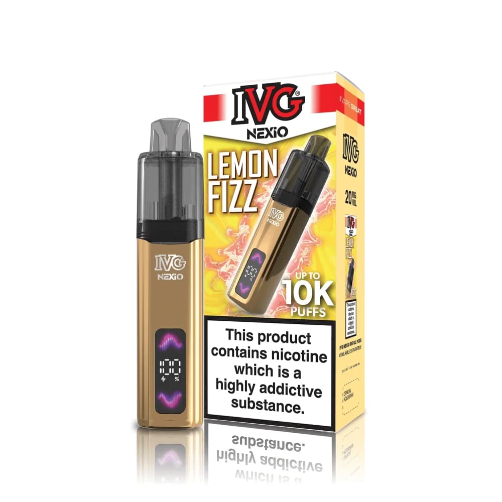  Lemon Fizz IVG Nexio Vape Kit | 10,000 Puffs