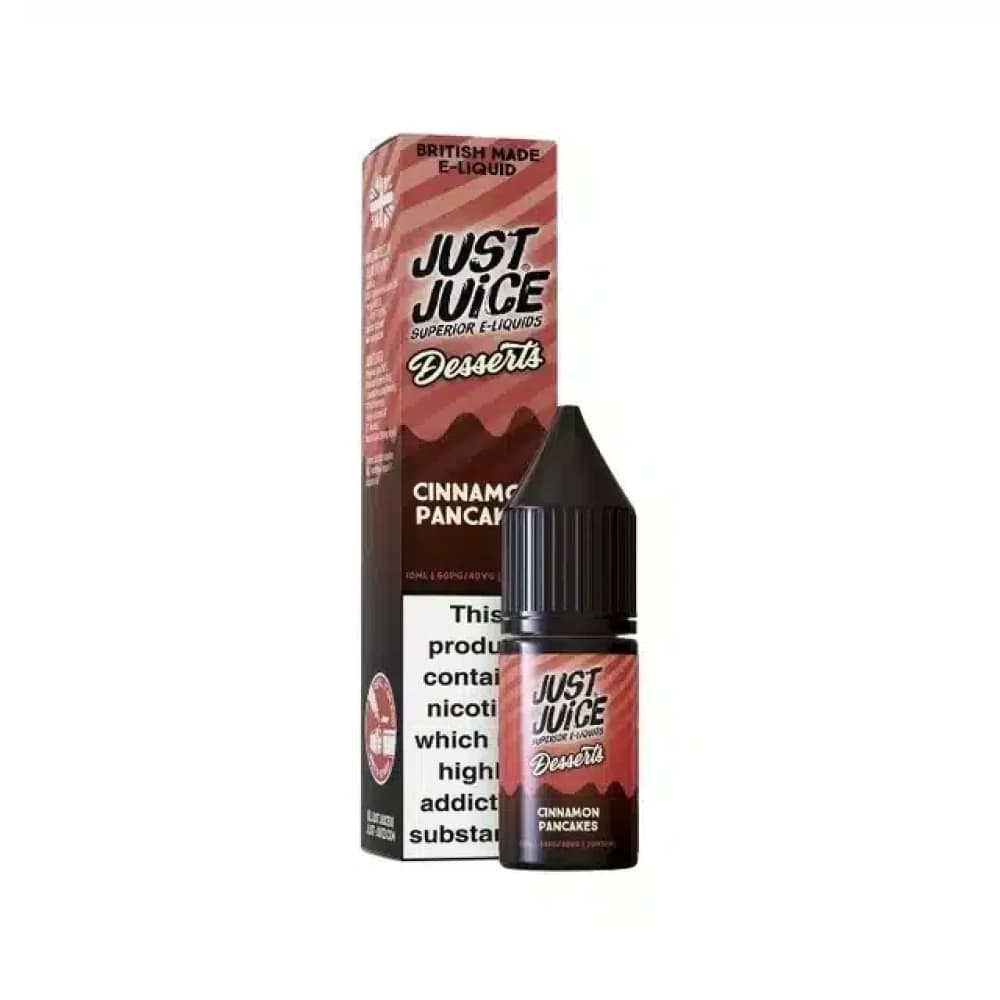  Cinnamon Pancakes / 10mg Just Juice Desserts Nic Salts 10ml Box of 10