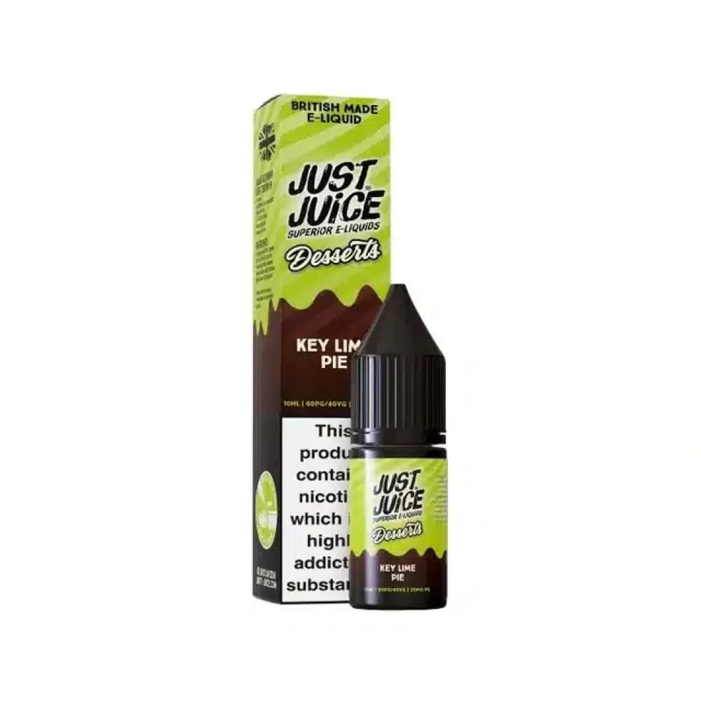  Key Lime Pie / 20mg Just Juice Desserts Nic Salts 10ml Box of 10