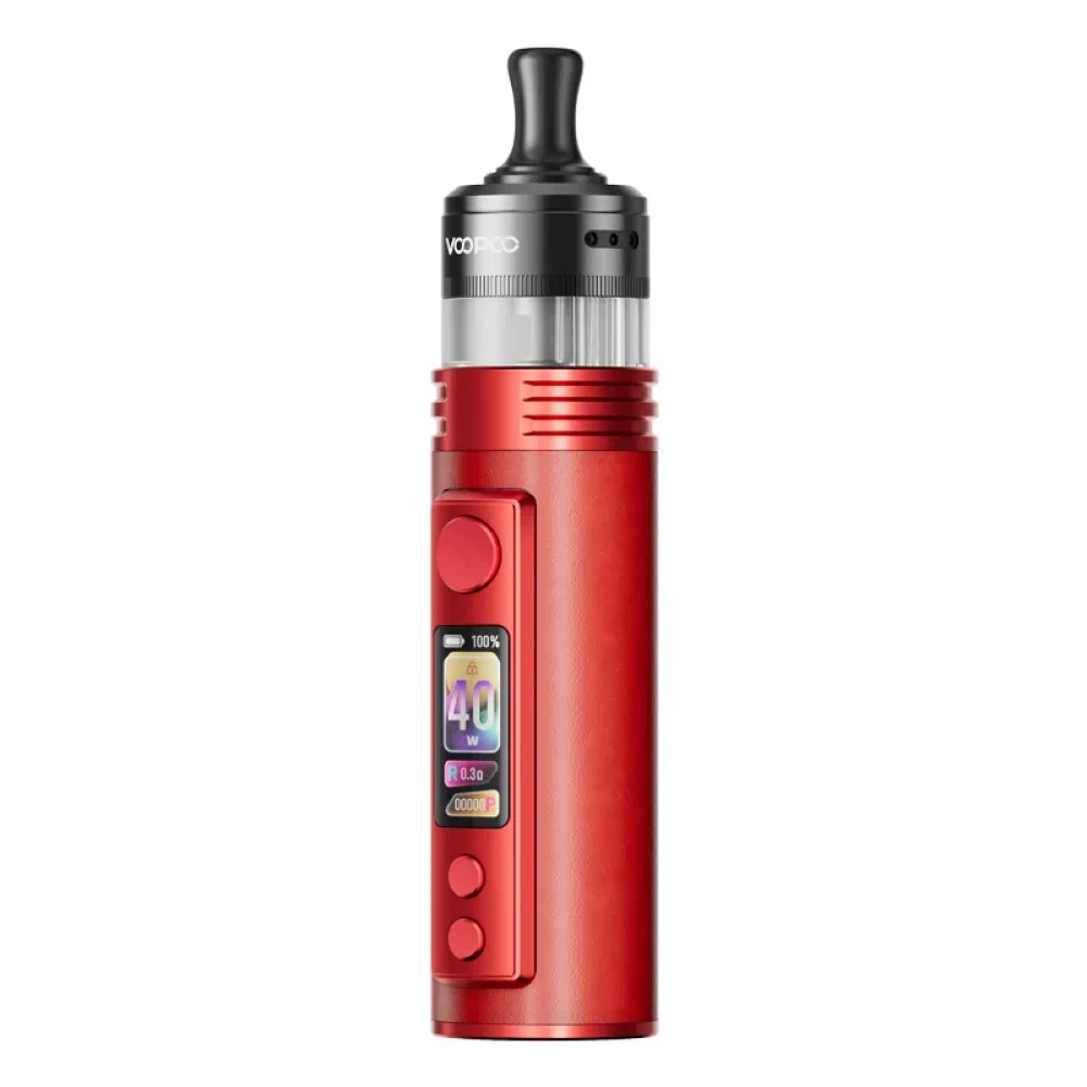  Modern Red Voopoo Drag H40 Pro Vape Kit
