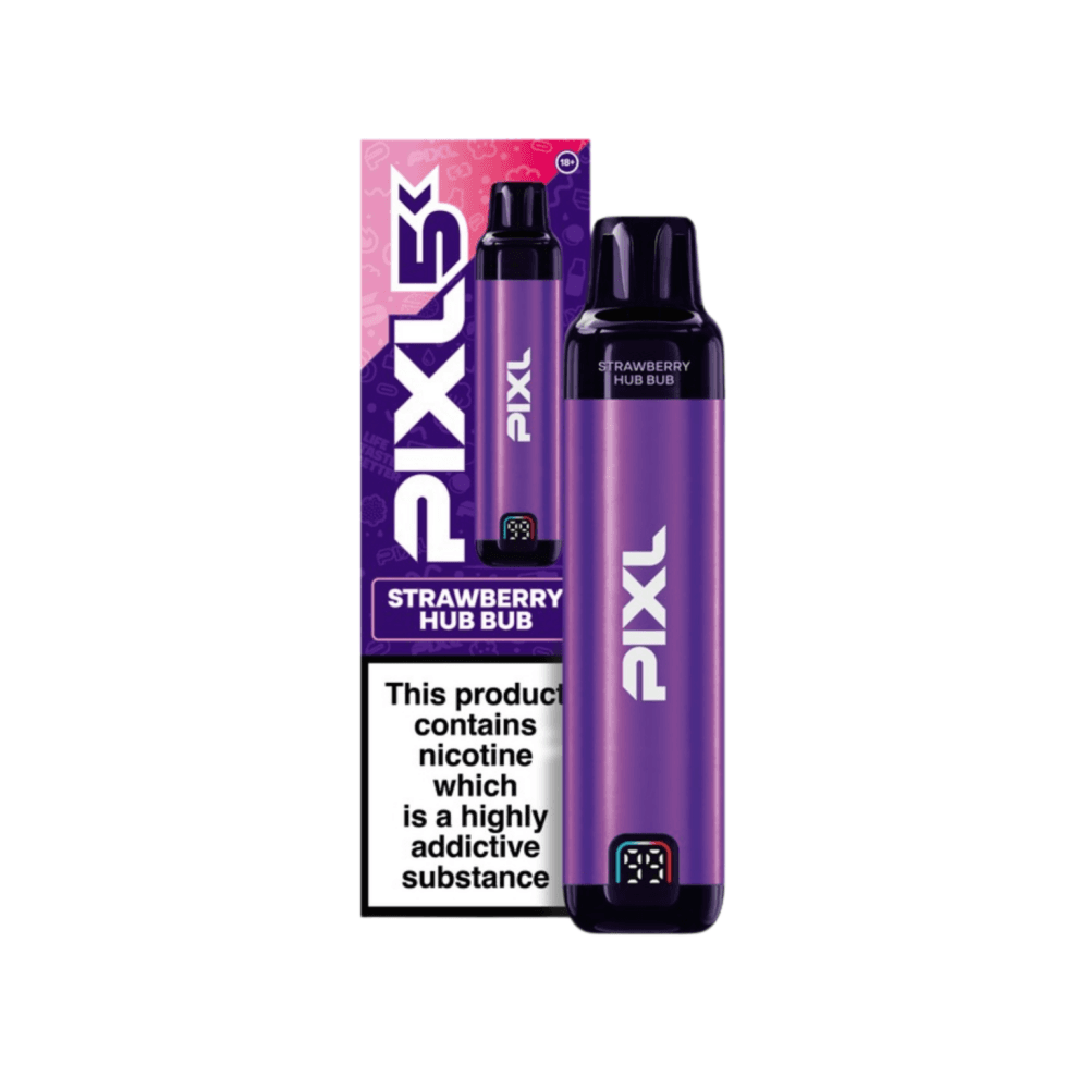  Strawberry Hub Bub (Pre-Order) Pixl 5K Prefilled Pod Kit Box of 5