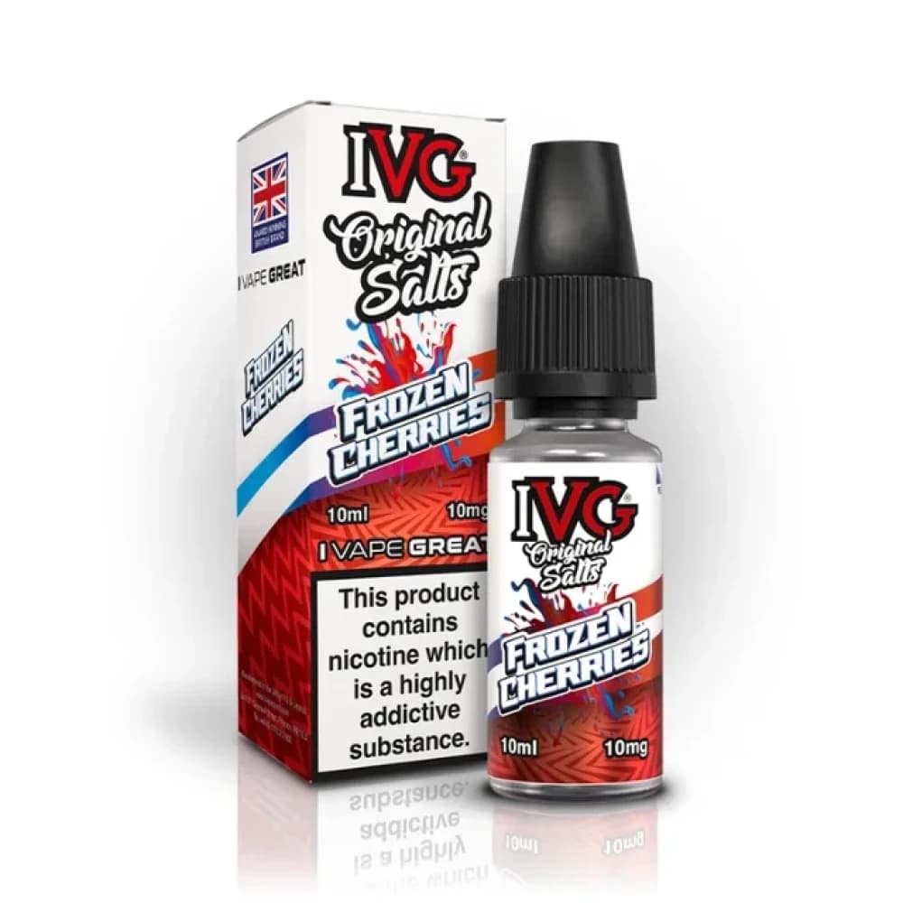  Frozen Cherries / 10mg IVG Original Salts 10ml Box of 10