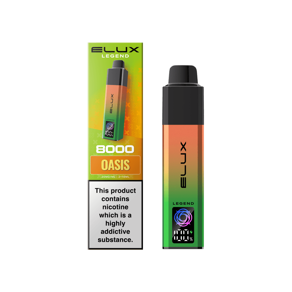  Oasis (Pre-Order) Elux Legend 8000 Pod Vape Kit Box of 5
