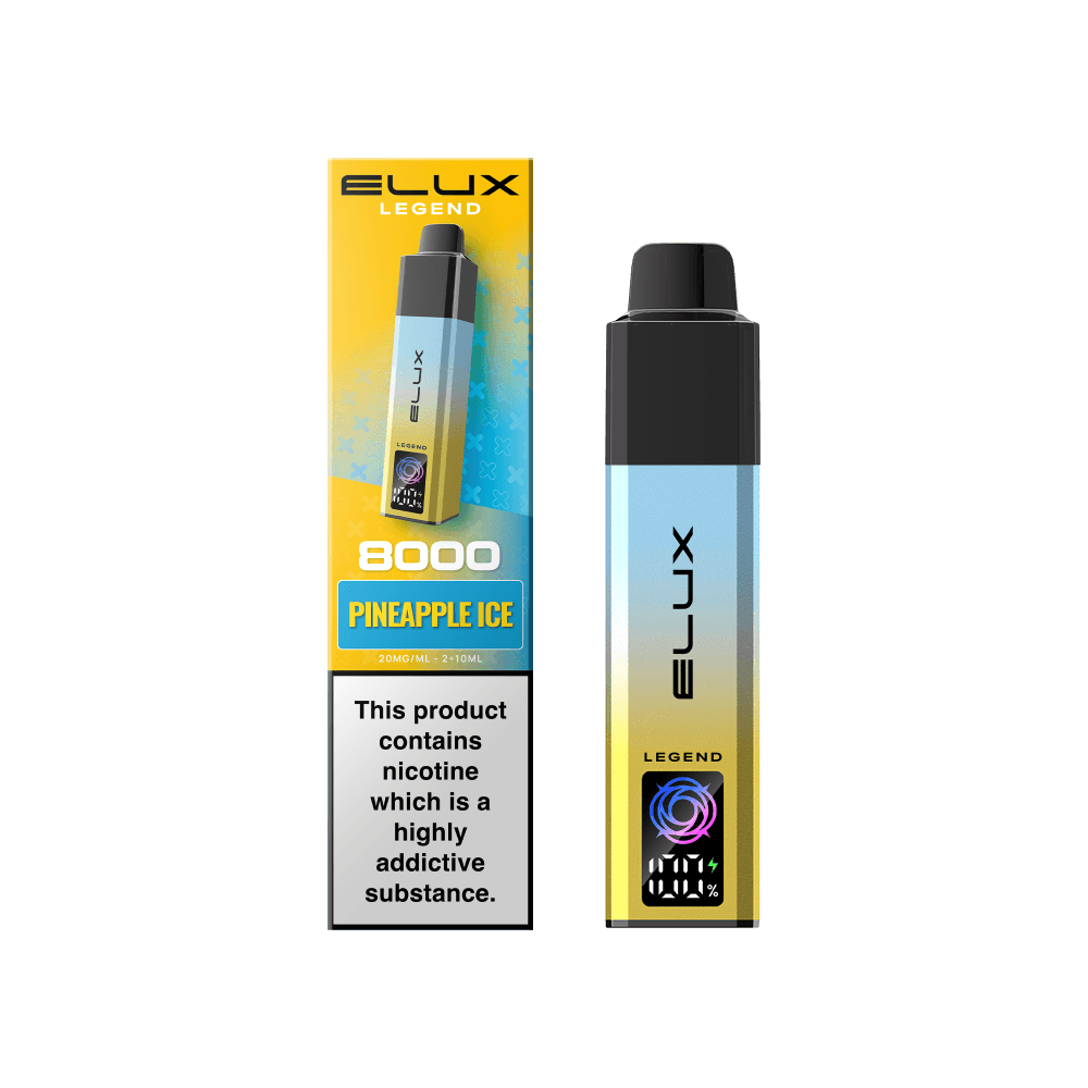  Pineapple Ice (Pre-Order) Elux Legend 8000 Pod Vape Kit Box of 5