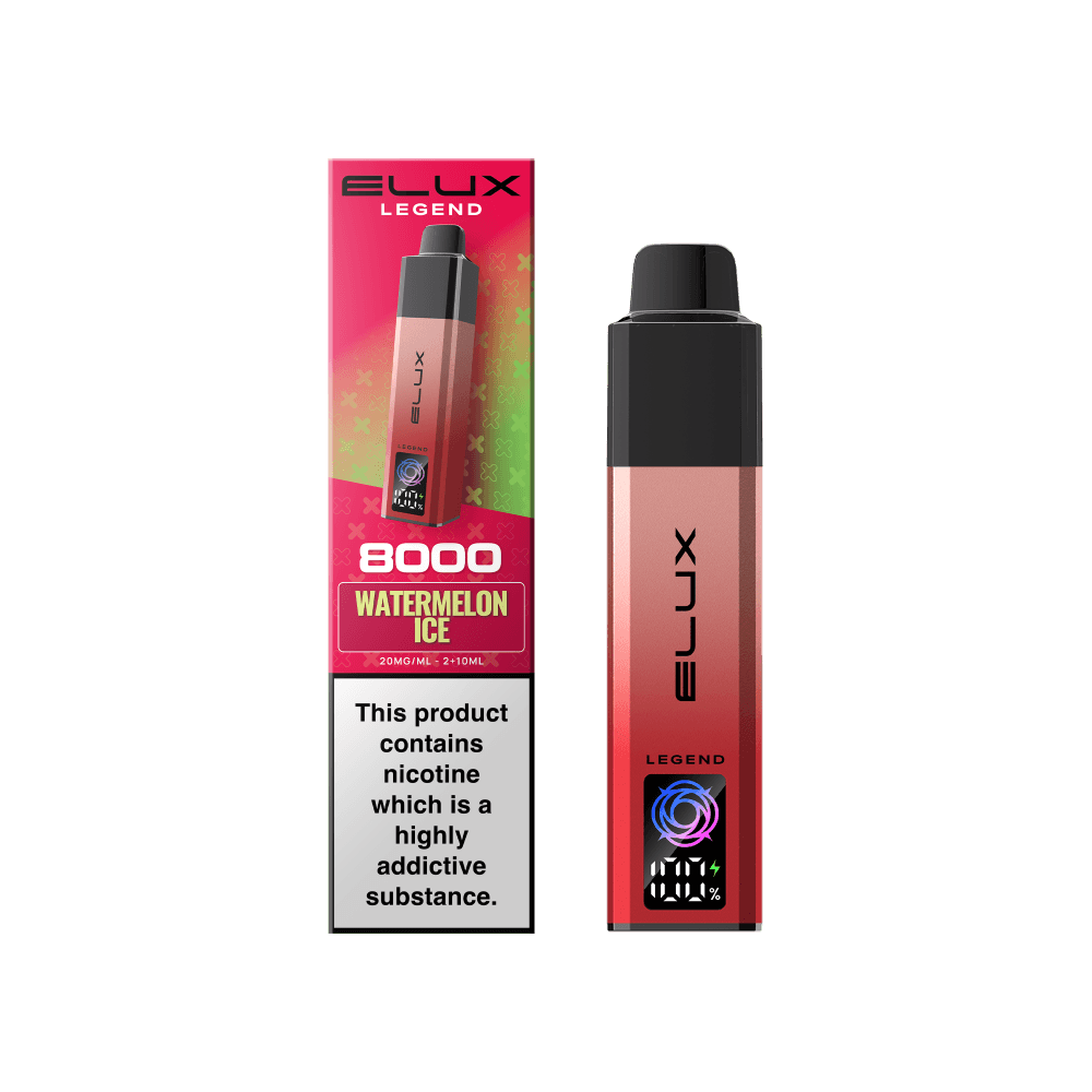  Watermelon Ice (Pre-Order) Elux Legend 8000 Pod Vape Kit Box of 5