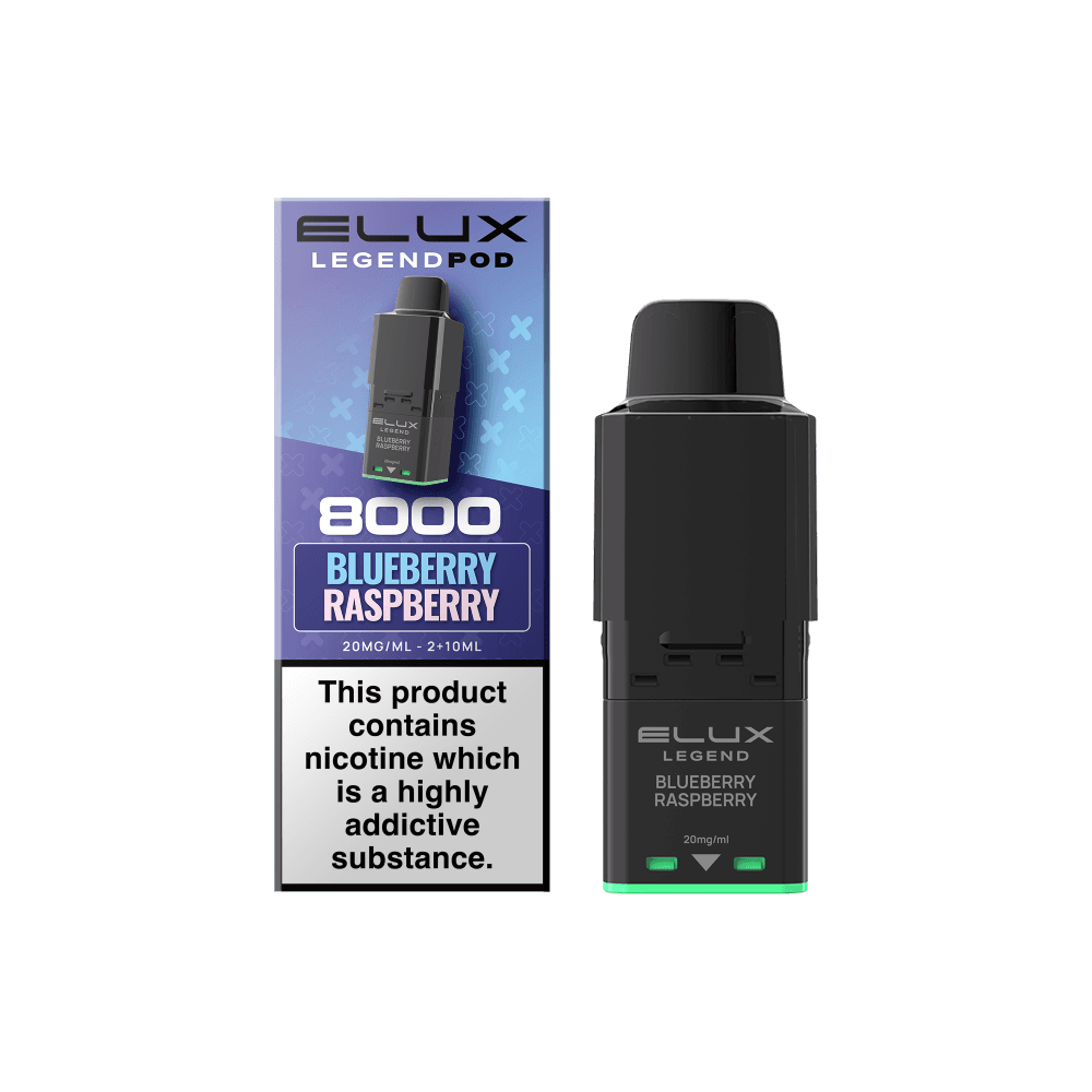  Blueberry Raspberry (Pre-Order) Elux Legend 8000 Refill Pods Box of 5