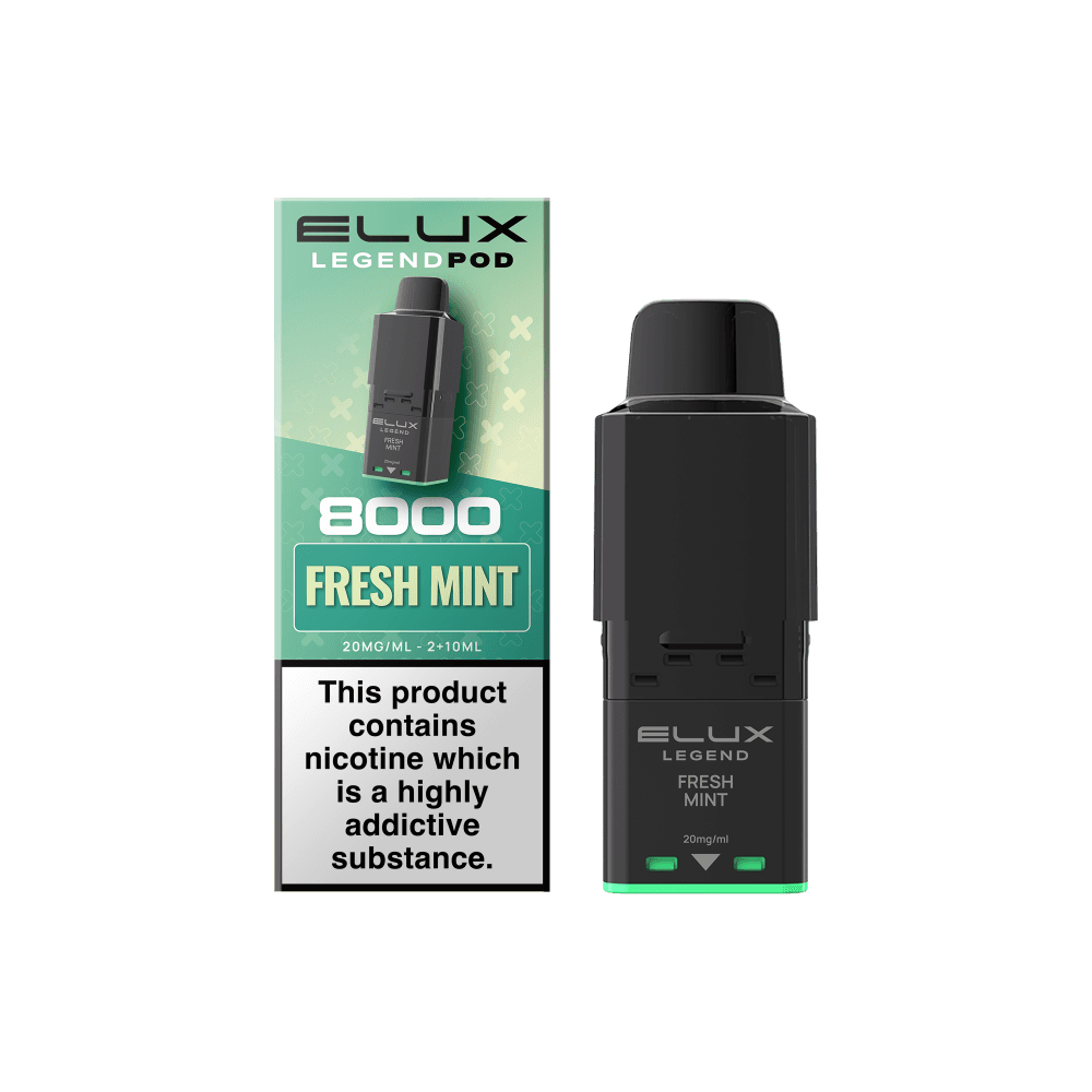  Fresh Mint (Pre-Order) Elux Legend 8000 Refill Pods Box of 5
