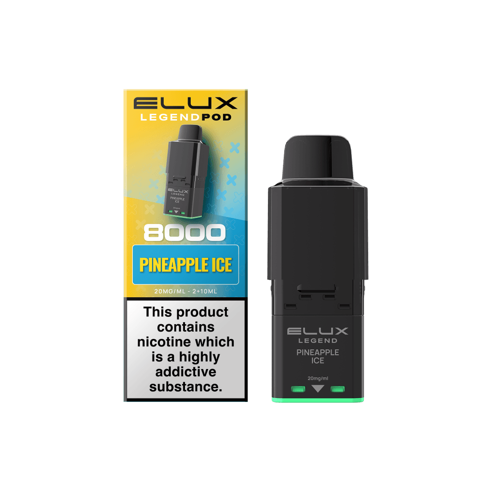  Pineapple Ice (Pre-Order) Elux Legend 8000 Refill Pods Box of 5