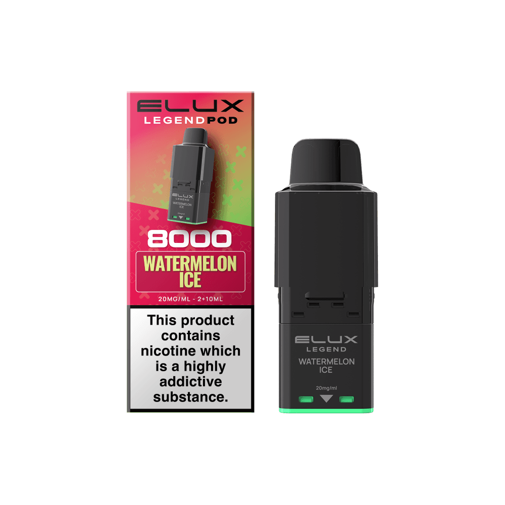  Watermelon Ice (Pre-Order) Elux Legend 8000 Refill Pods Box of 5