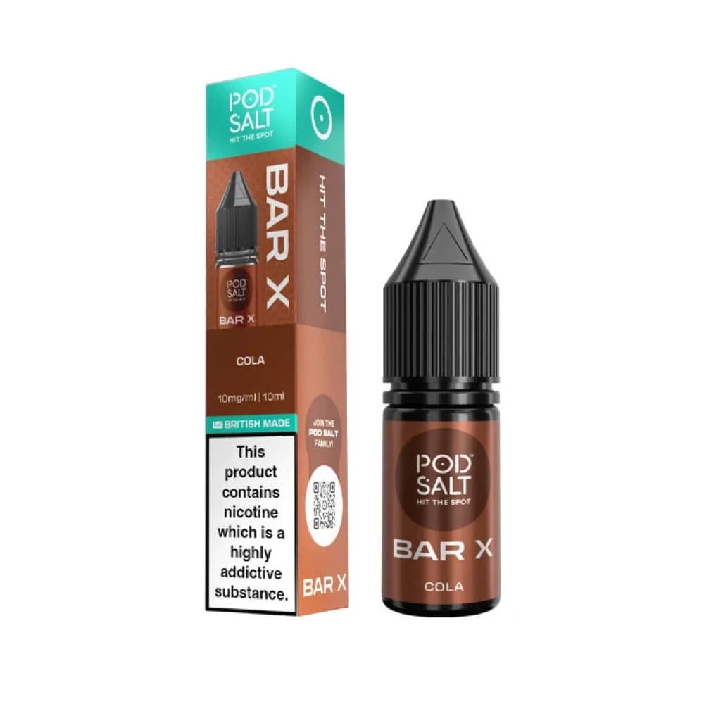  Cola / 5mg Pod Salt Bar X 10ml E-liquid Box of 10